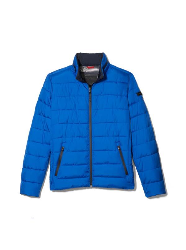 Panske Bundy Michael Kors Quilted Puffer Modre - Oblecenie Michael Kors Sleva | PSFKE-0153